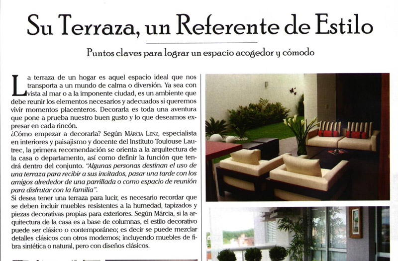 Revista LUHHO -  Articulo de Agosto 2010- Lima, Peru