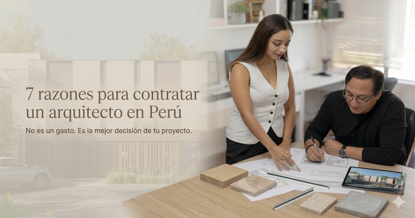7 razones para contratar a un arquitecto en Perú